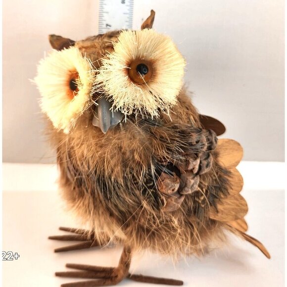 Decorative Owl Figurine wreaths DIY crafts, shelves, desks, or nature-themed dis - Picture 4 of 10